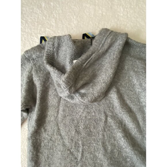 Urban Outfitters BDG Brady Brushed Knit Hoodie LS Sweatshirt Sz S Gray NWT $98 - Picture 6 of 10
